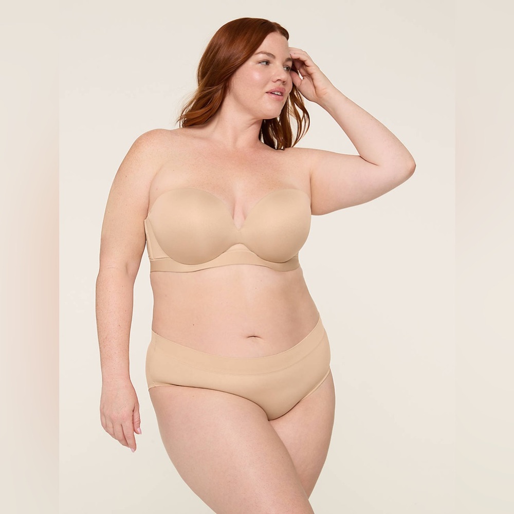 Lane Bryant Strapless Multiway Bra 40D Nude Brand New w/ Tags